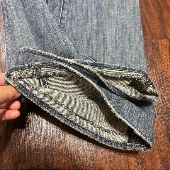 ROCK & REPUBLIC JEANS “KASSANDRA” boot cut denims. Dirty wash *altered length 25 - Picture 13 of 15